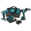 18V LXT® Lithium‑Ion Brushless Cordless 2‑Pc. Combo Kit (5.0Ah)