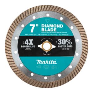 MAKITA B-69727 7" DIAMOND BLADE, TURBO, GENERAL PURPOSE