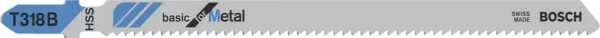 T 318 B BASIC FOR METAL JIGSAW BLADE