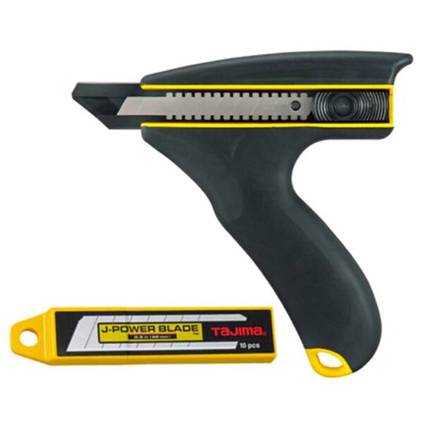 Tajima Strong J-Grip Powerful Two Handed Utility Knife Cutter