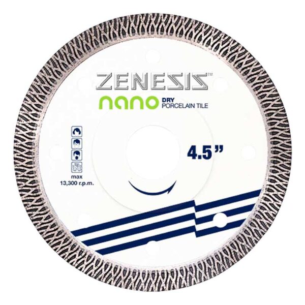 ZENESIS™ NANO DRY CUTTING PORCELAIN BLADE