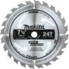 7‑1/4" 24T Carbide‑Tipped Circular Saw Blade, Framing/General Purpose